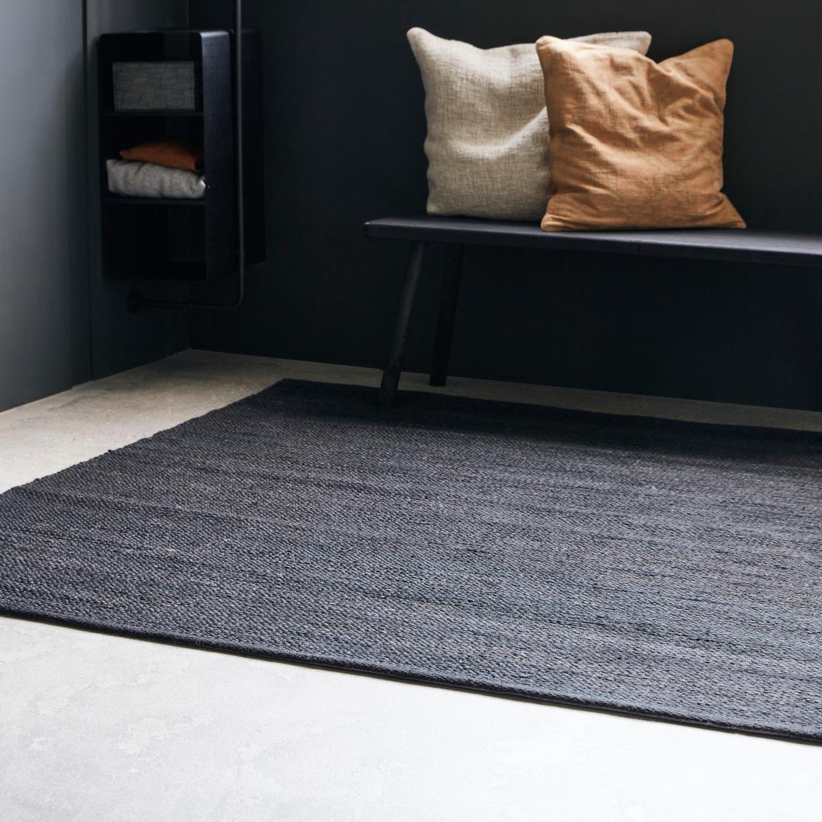 House Doctor Hempi rug 180x180 cm Black – image 2