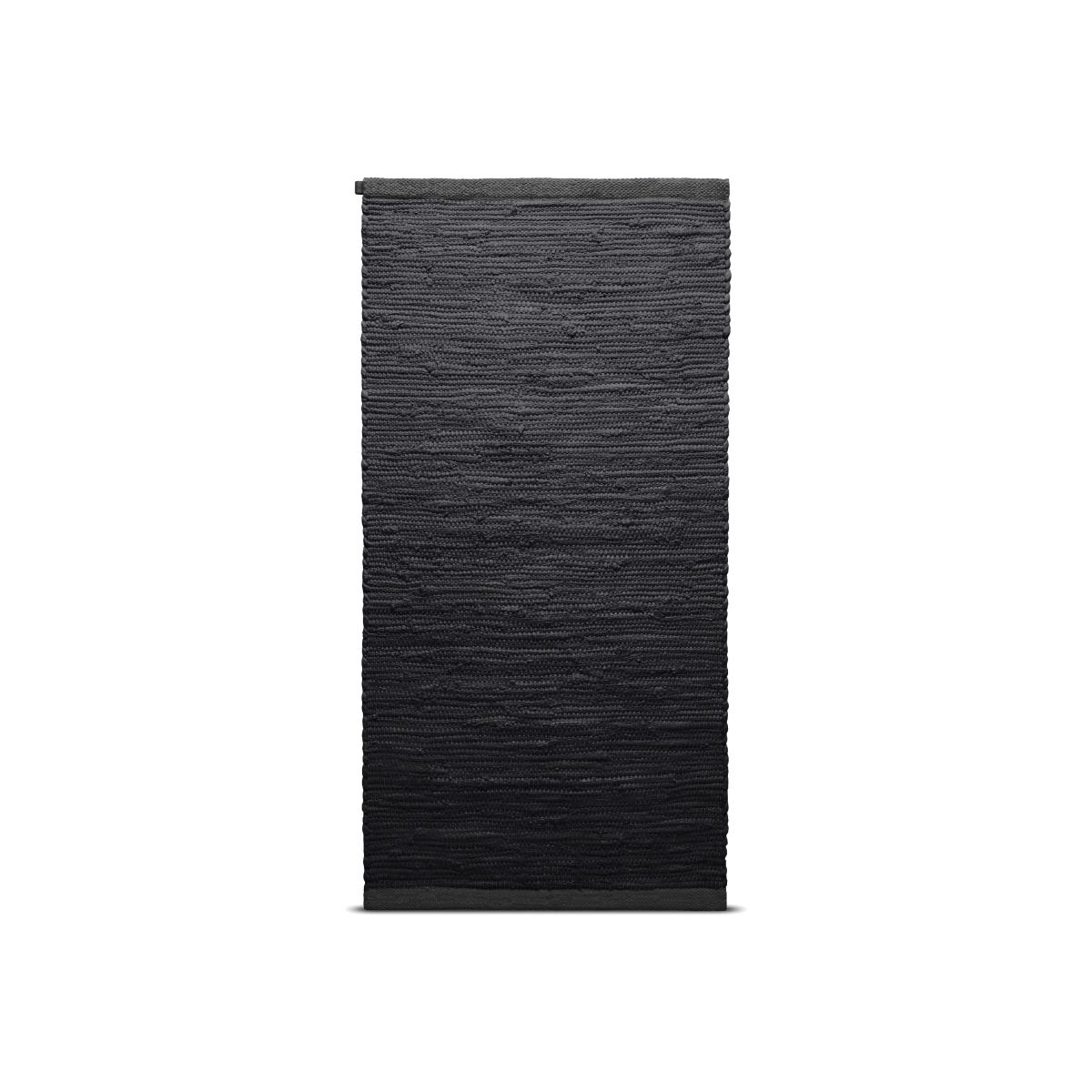Cotton rug 65x135 cm Charcoal