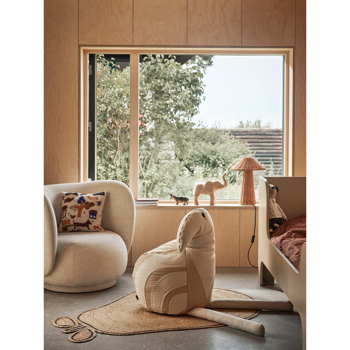 ferm LIVING Pear braided jute mat Natural – image 2