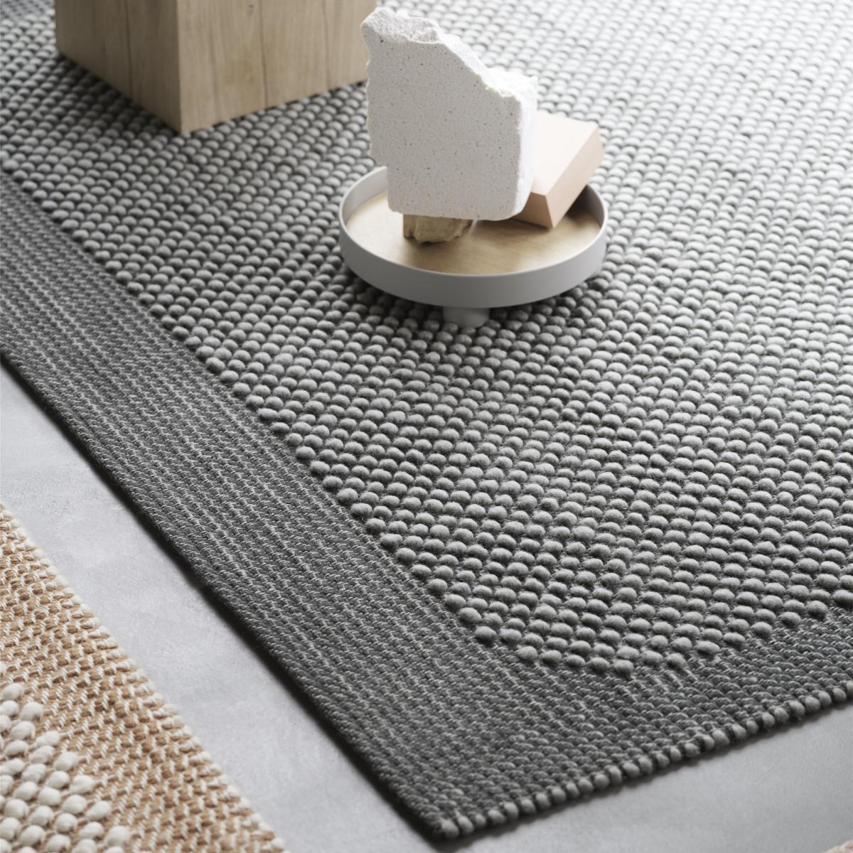 Pebble rug 200 x 300 cm dark grey – image 2