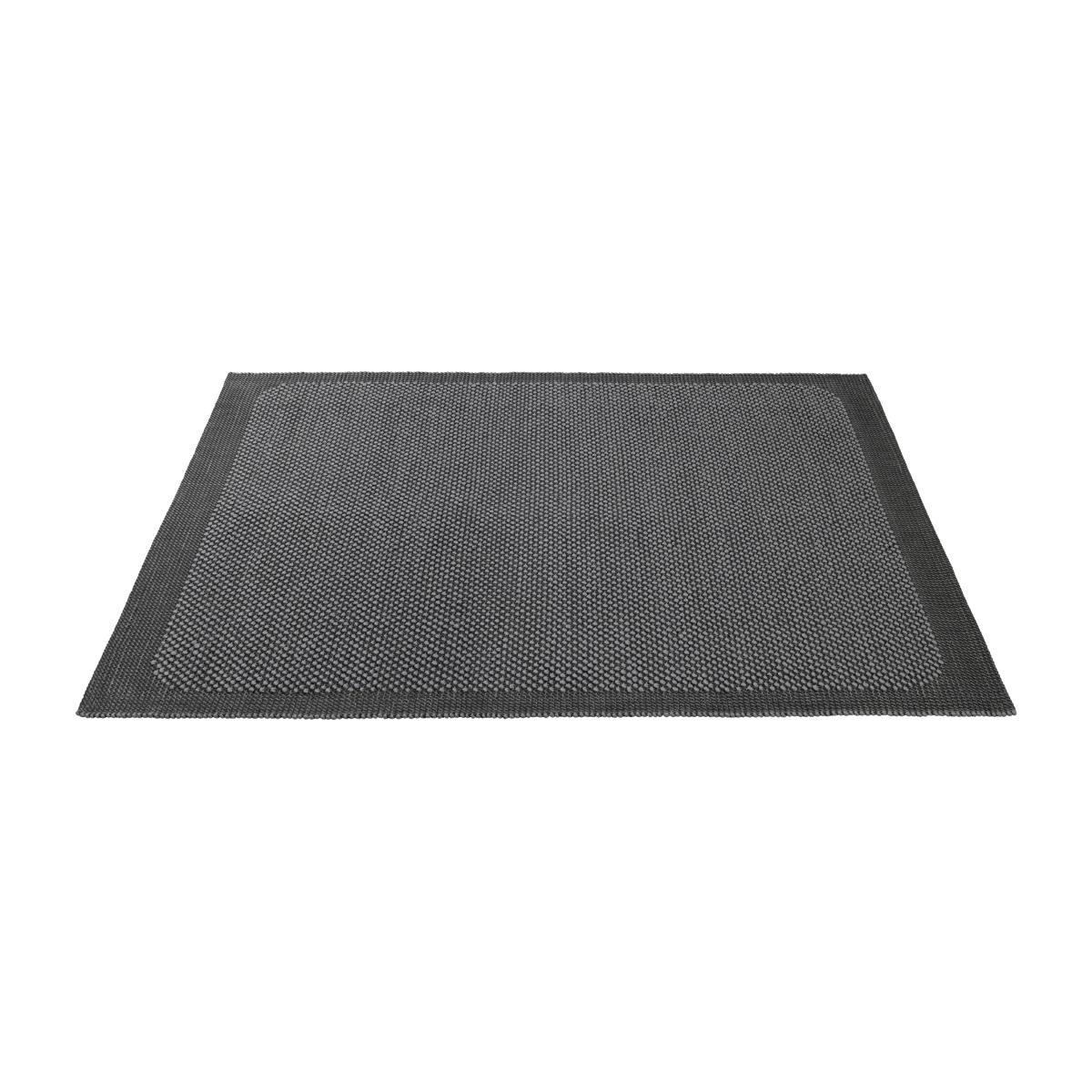 Pebble rug 200 x 300 cm dark grey – image 1
