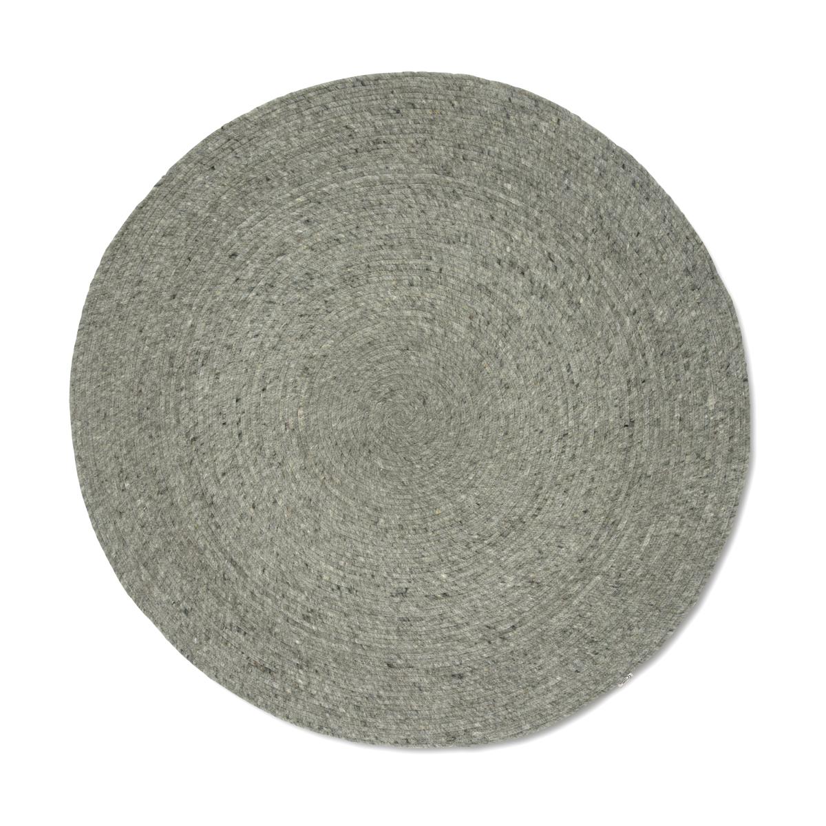 Classic Collection Merino wool rug round Ø240 cm Green – image 2