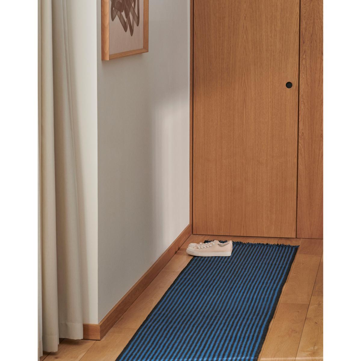 HAY Stripes and Stripes rug  60x200 cm Blue – image 3