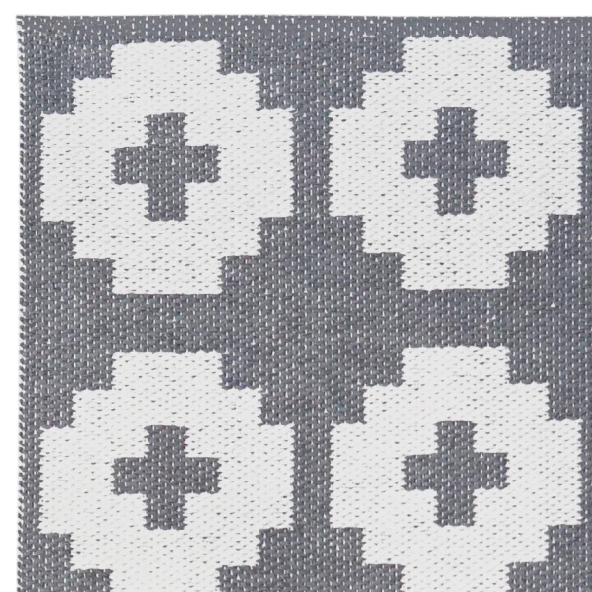 Flower rug stone (grey) 70x200 cm – image 3