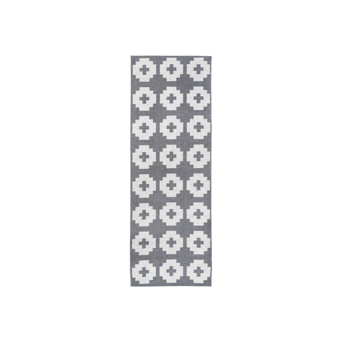 Flower rug stone (grey) 70x200 cm – image 1