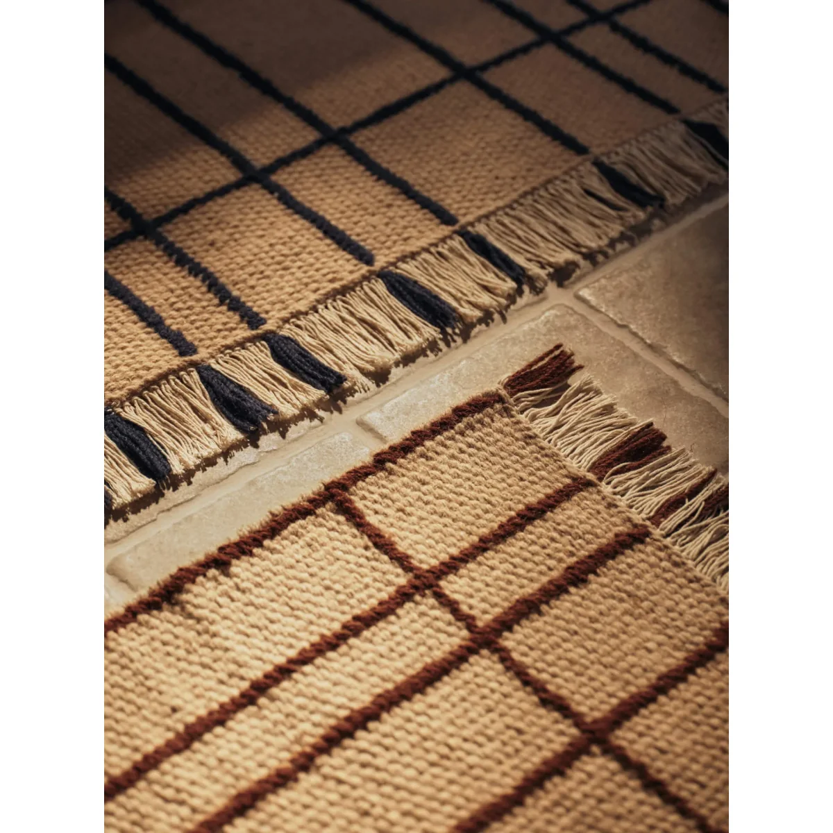 Ferm Living Late rug Parchment-chestnut 170x240 cm – image 2