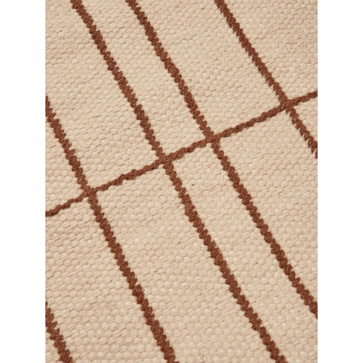Ferm Living Late rug Parchment-chestnut 170x240 cm – image 3
