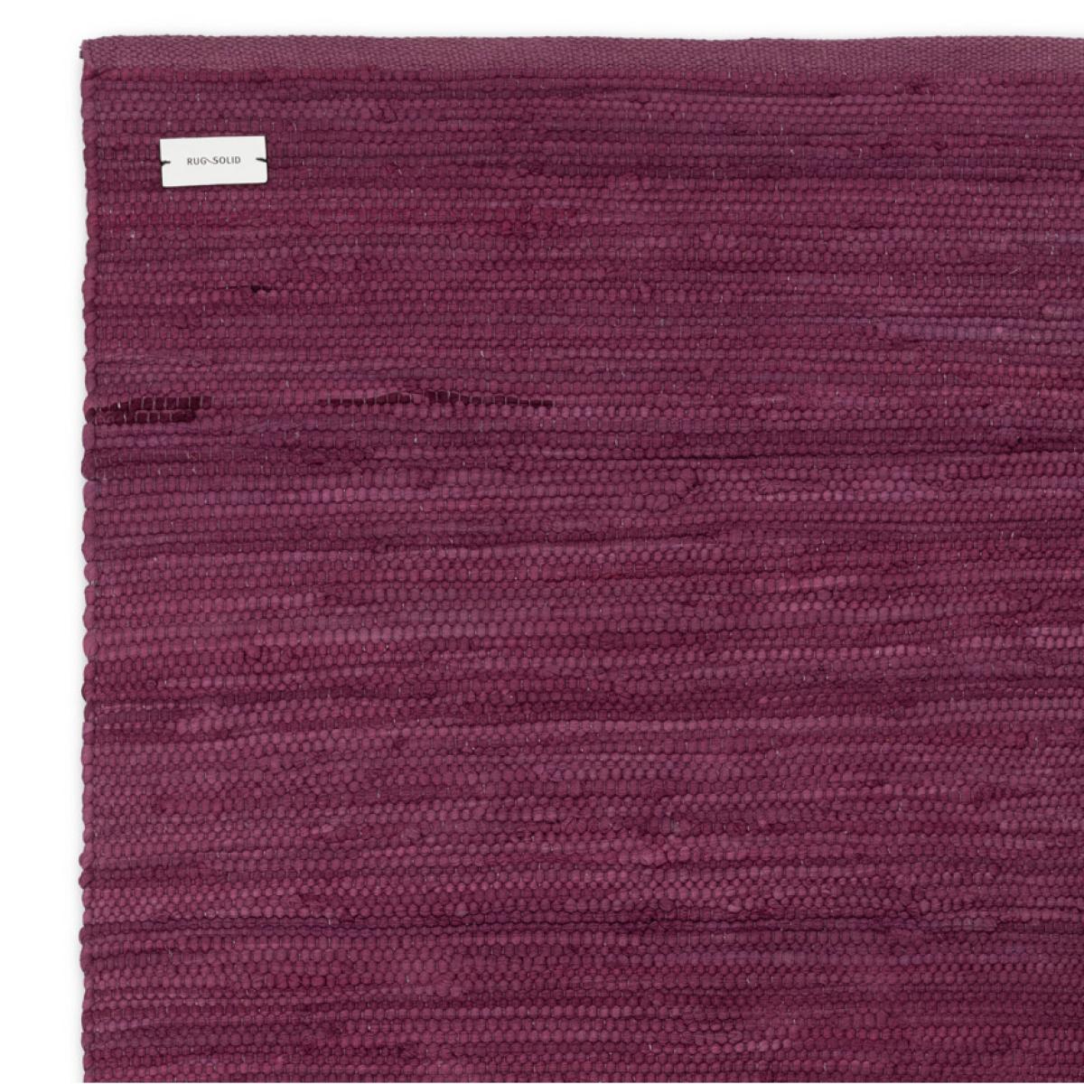 Cotton rug 60x90 cm bold raspberry (darkpink) – image 4
