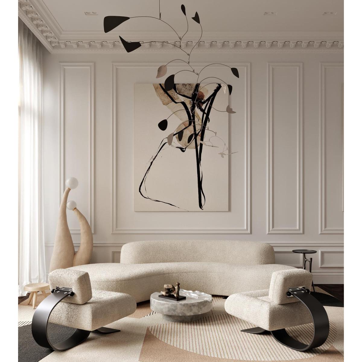 Layered Birch wool rug 300x400 cm – image 4