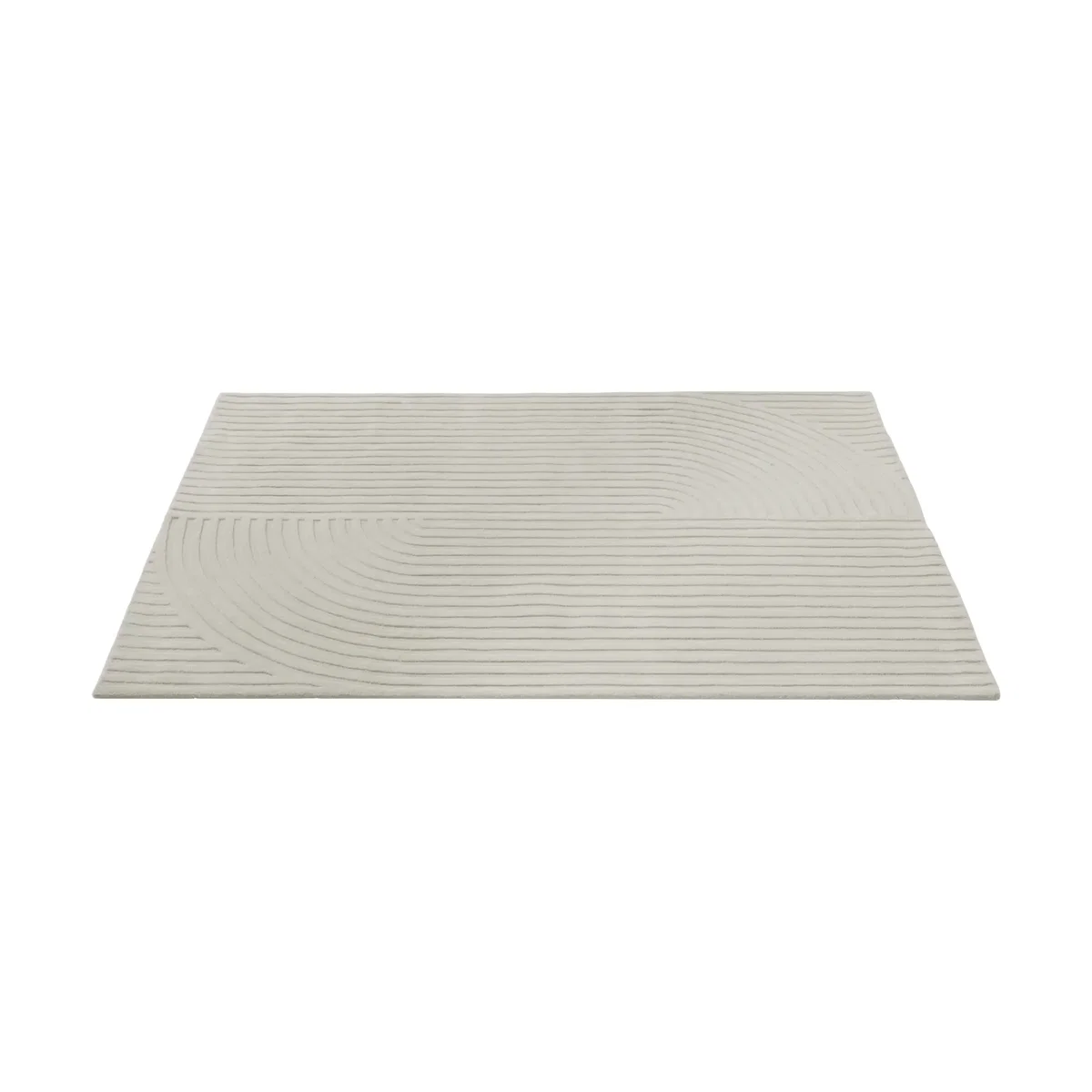 Muuto Relevo Rug Quattro wool rug Off white 170x240 cm – image 4