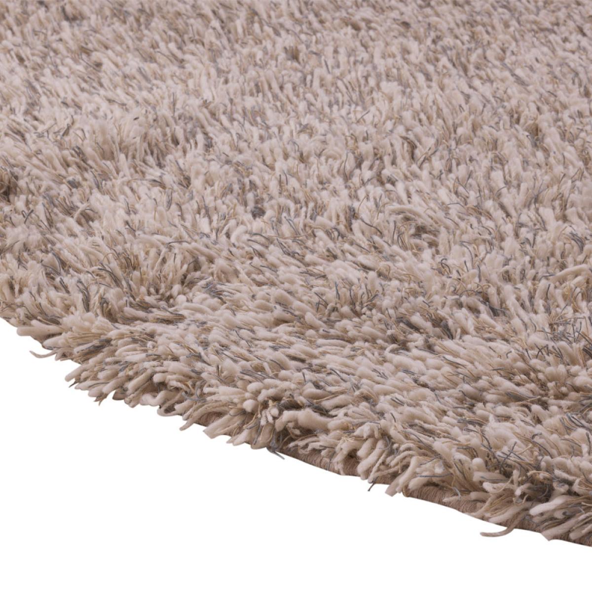 Kateha Shaggy rug round White/grey 220 cm – image 2