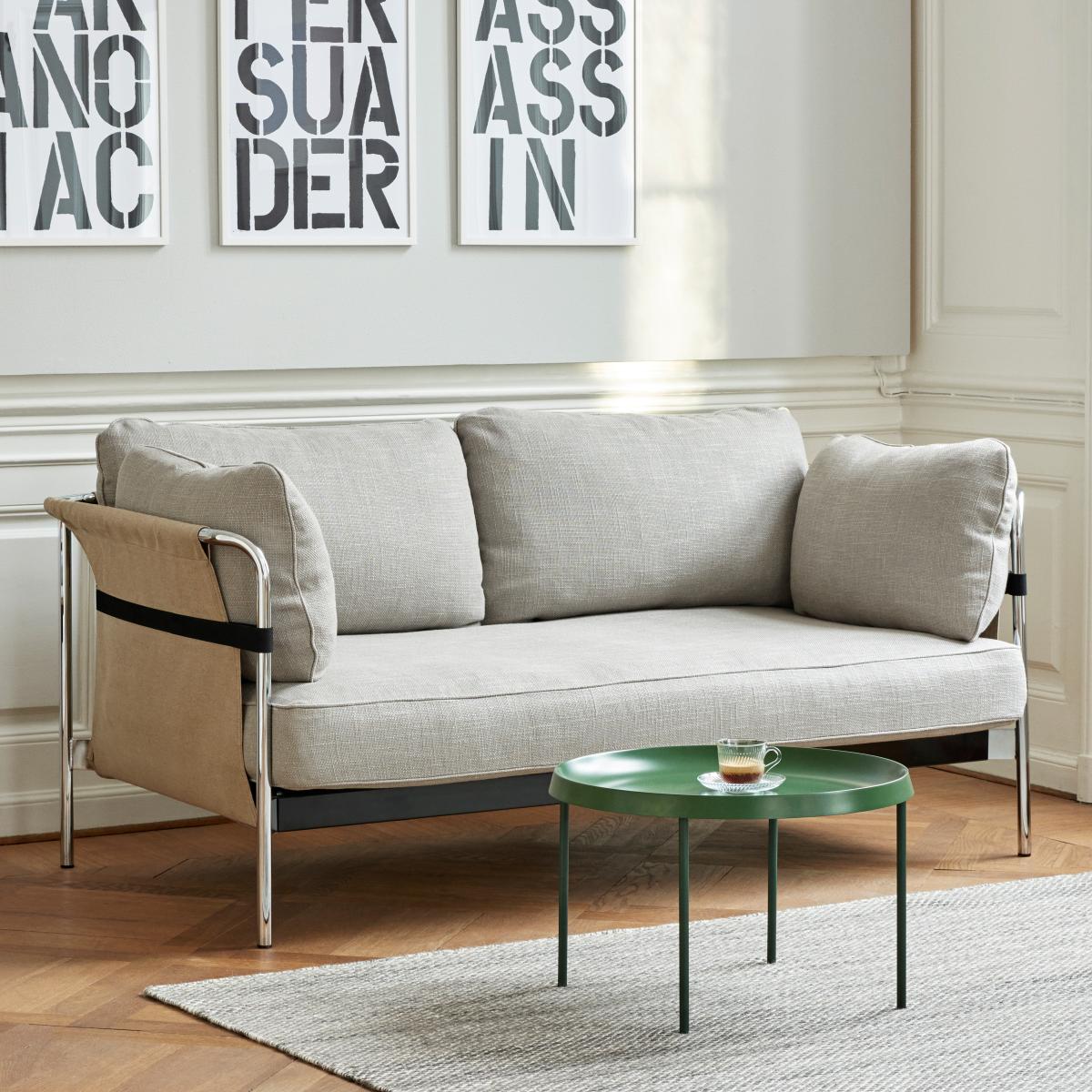 HAY Moiré kelim rug 140x200 cm Grey – image 3