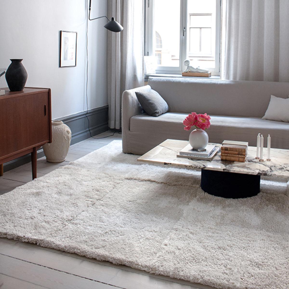 Levels rug 250x350 cm Bone White – image 2