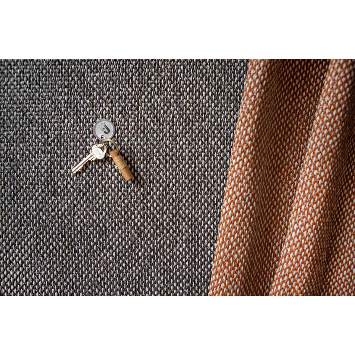 Moor rug mud (black-terracotta) 170x300 cm – image 2