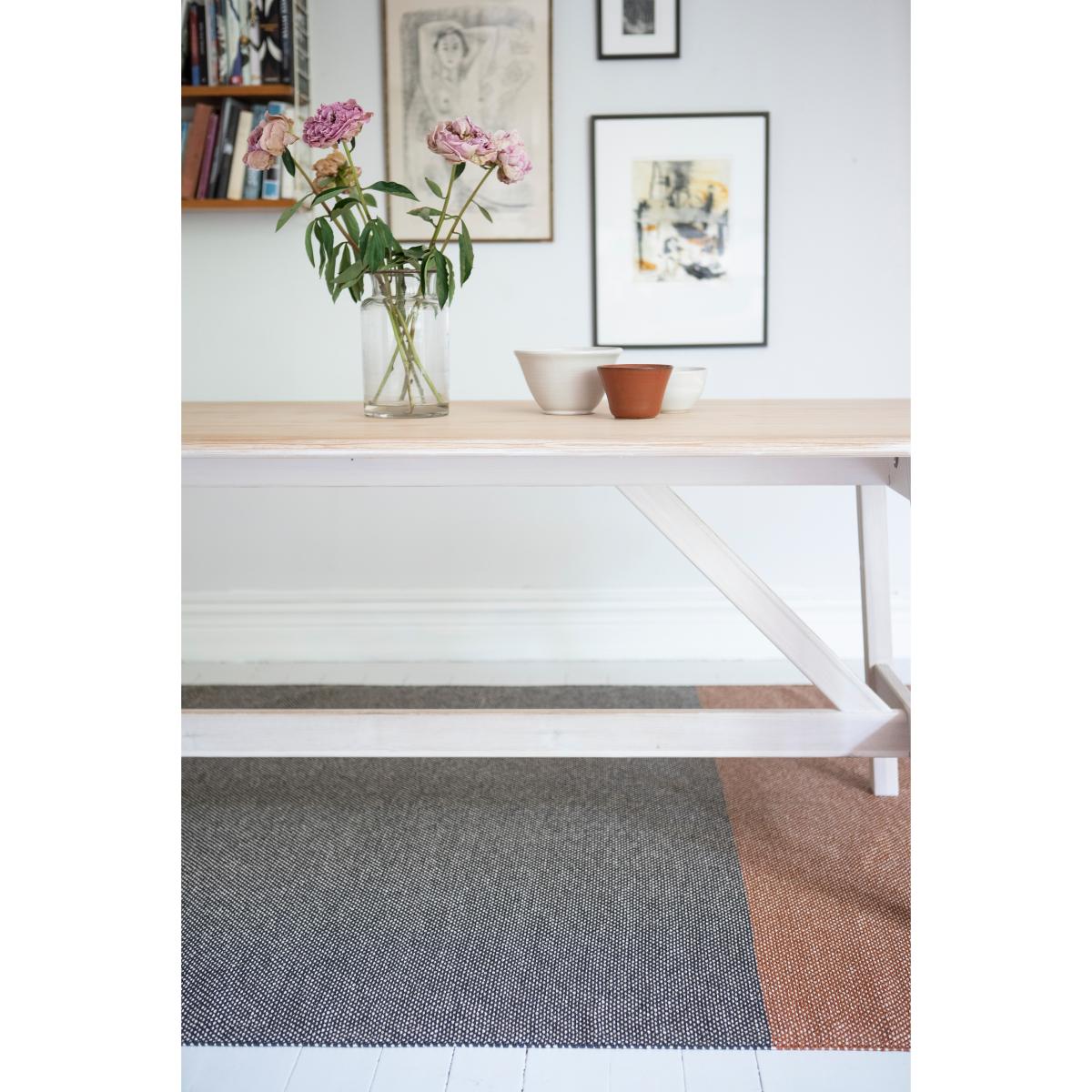 Moor rug mud (black-terracotta) 170x300 cm – image 3