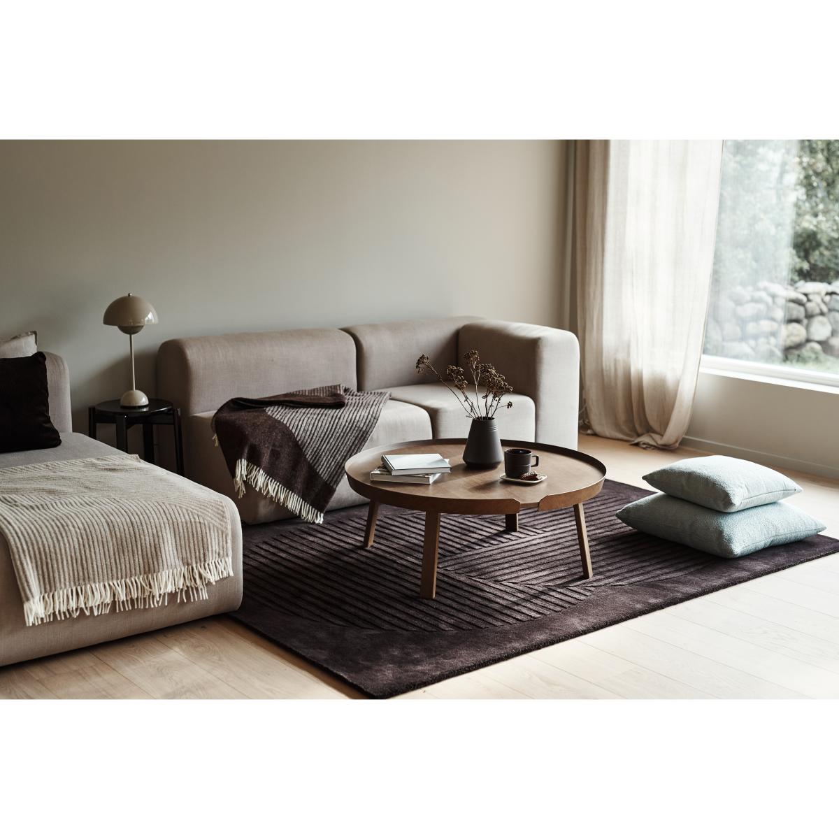 Levels wool carpet circles brown 170x240 cm – image 2