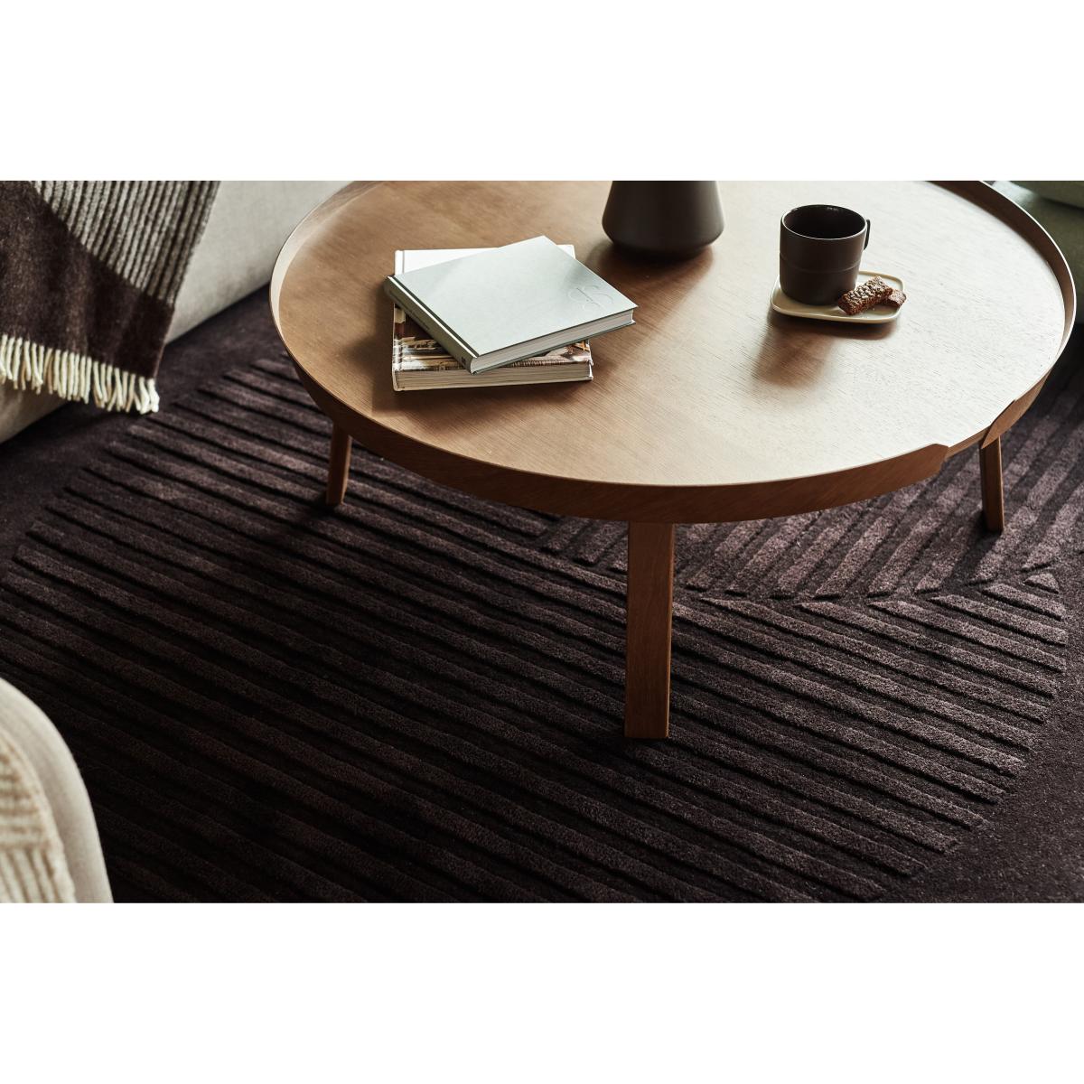 Levels wool carpet circles brown 170x240 cm – image 4