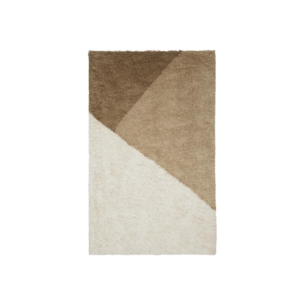 Mala wool carpet 180x270 cm beige-light beige-off white – image 1