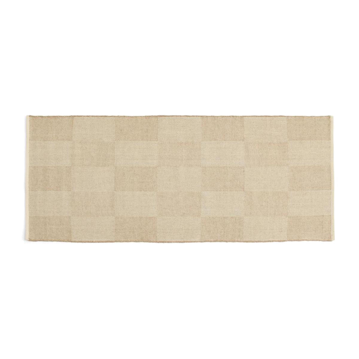 HAY Check rug Sand 80x200 cm – image 1