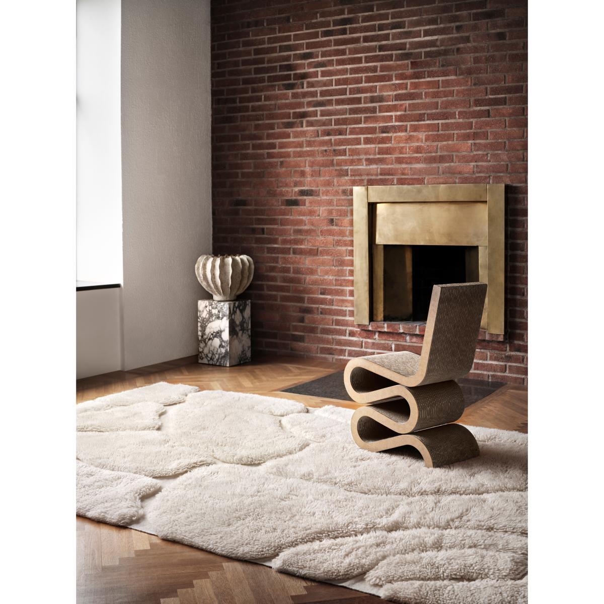 Tinted Kullin wool carpet 170x240 cm Offwhite – image 7