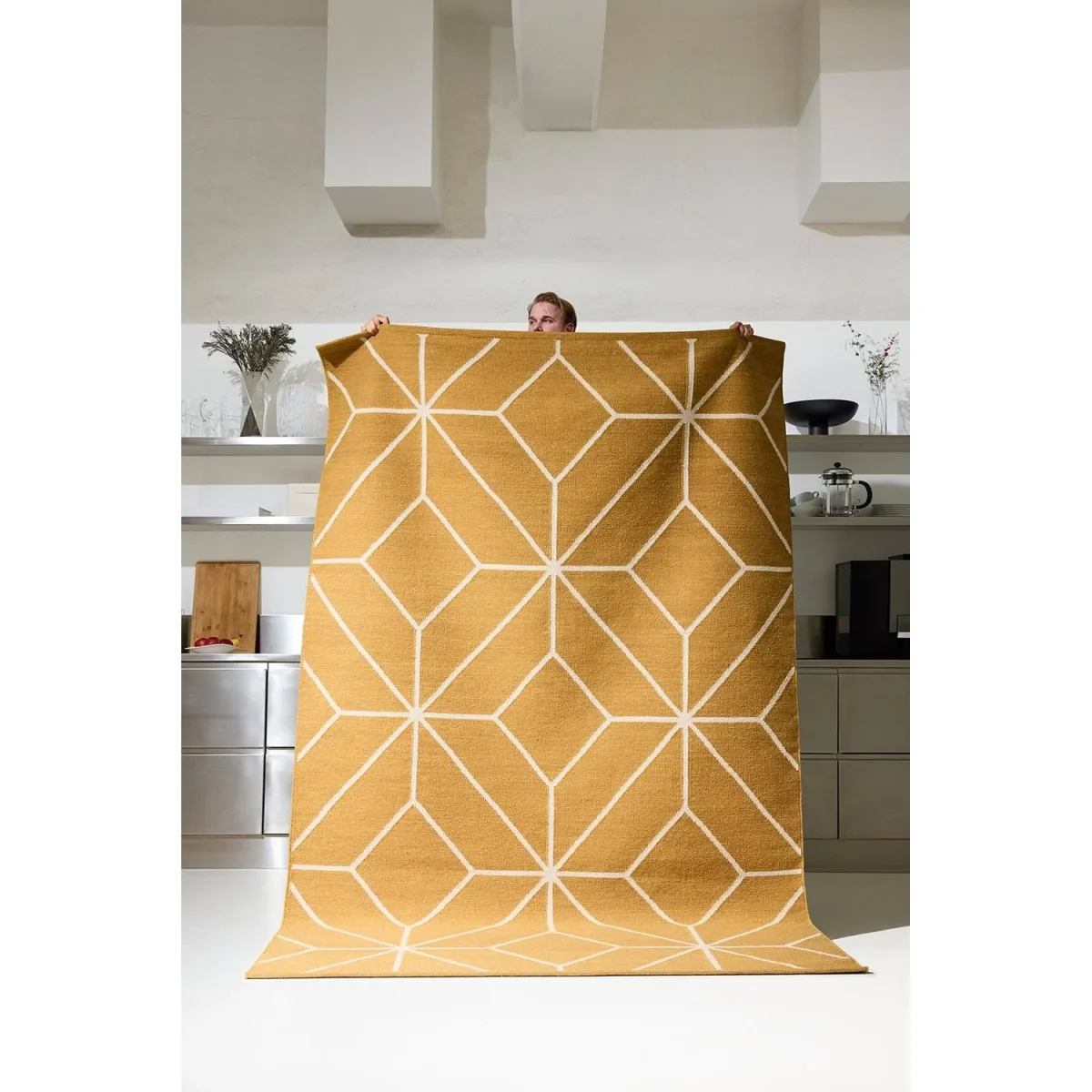 Chhatwal & Jonsson Ayur rug Masala Yellow-Off White 320x230 cm – image 5