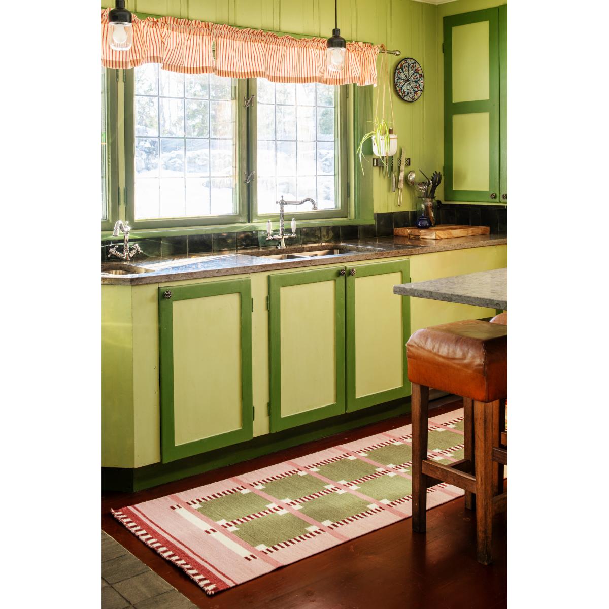Layered Röllakan Ruth hallway carpet Spring grass 75x240 cm – image 3