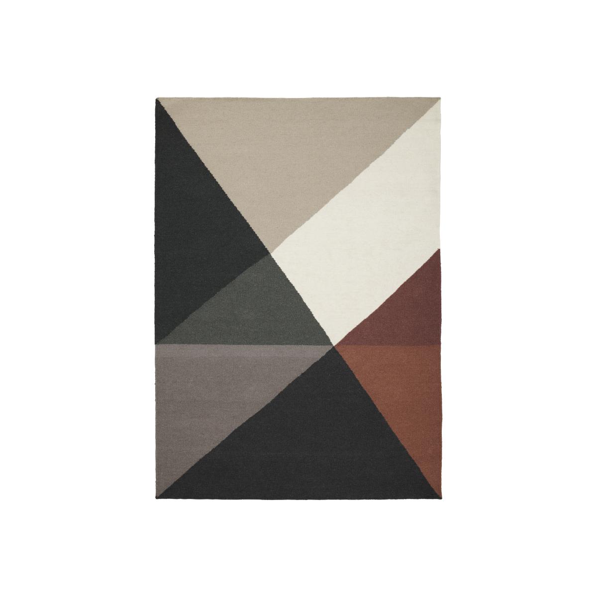 Metri wool carpet 140x200 cm rust