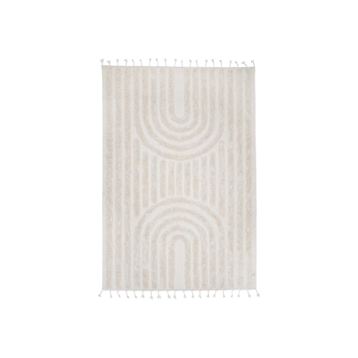 Arch rug white 200x300 cm – image 1