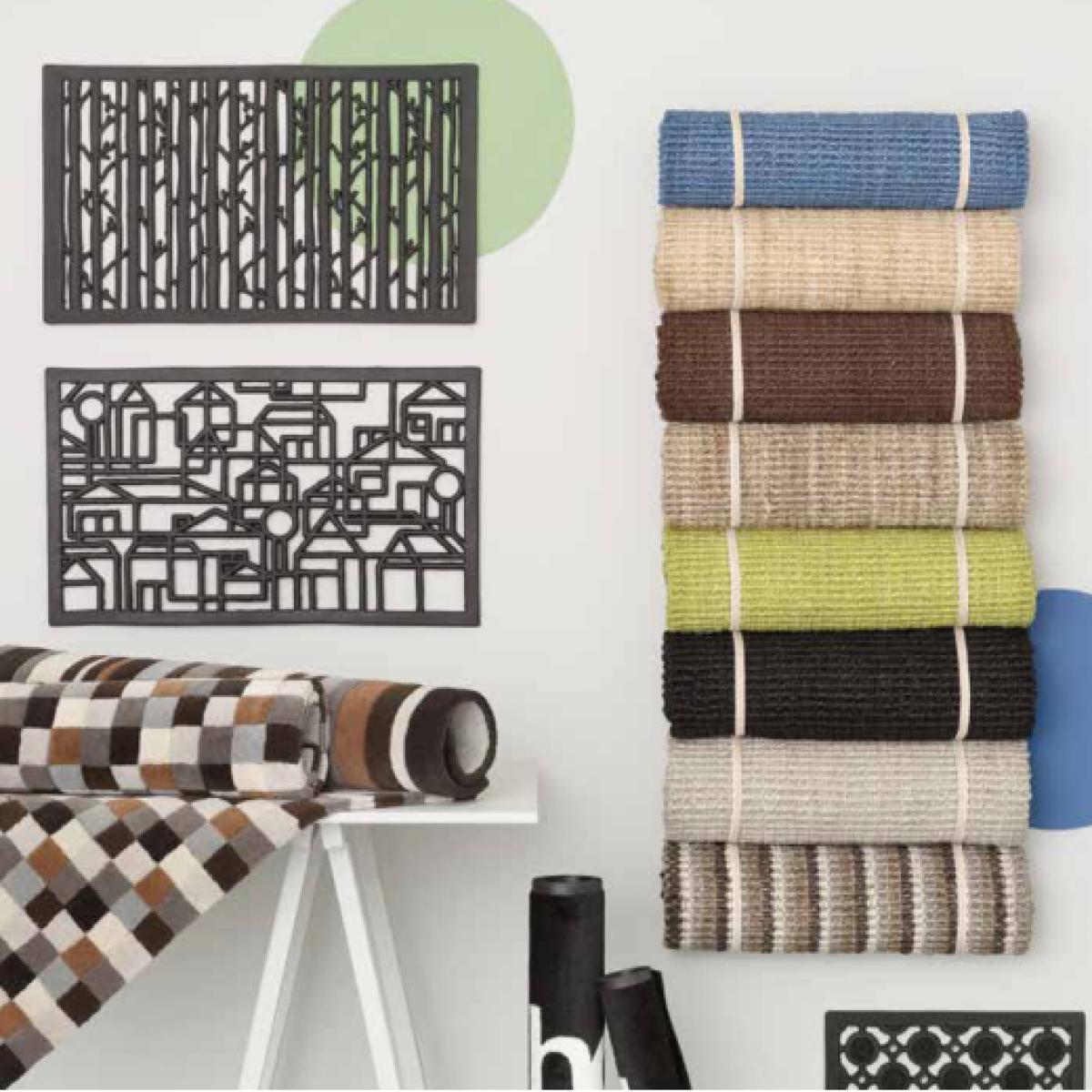 Jute door mat natural 60x90 cm – image 2