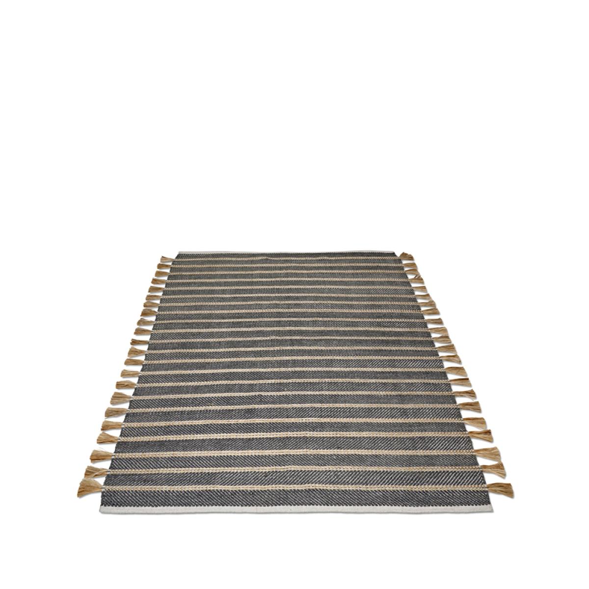 Classic Collection Candin rug Black/jute 250x350 cm – image 2