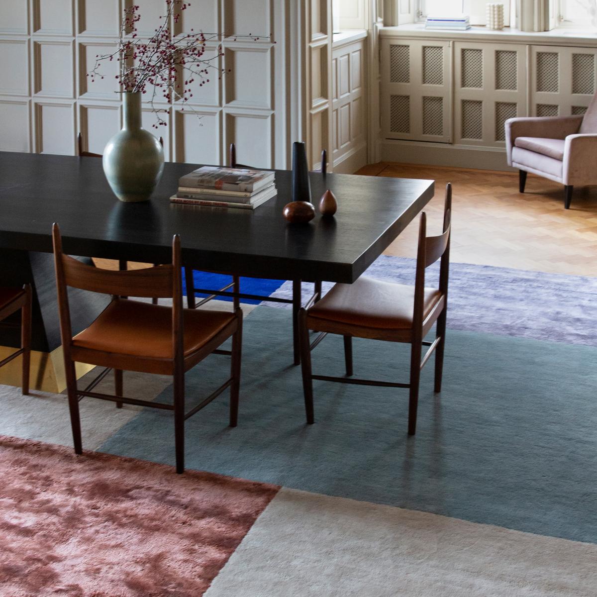 Layered Northern Light wool rug 180x270 cm – image 2