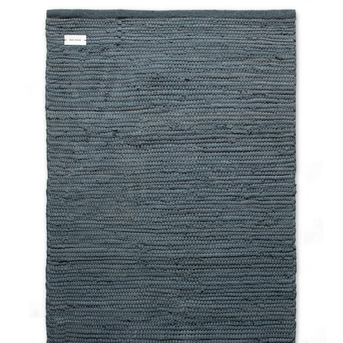 Cotton rug 60x90 cm steel grey (grey) – image 2