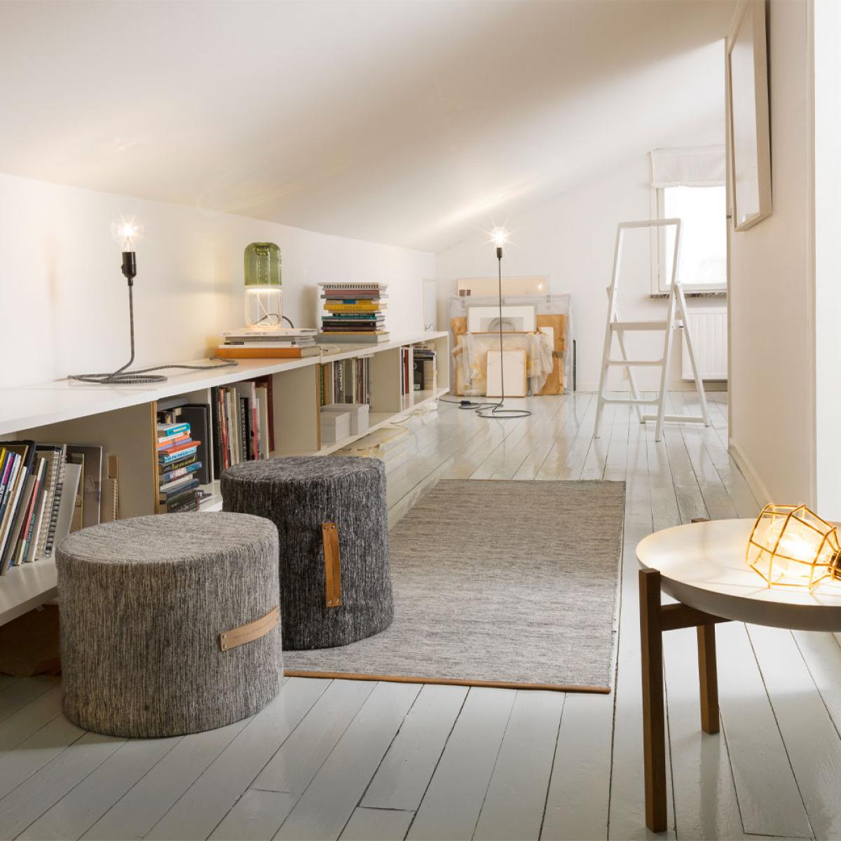 Design House Stockholm Björk rug green-off-white 80x250 cm – image 4