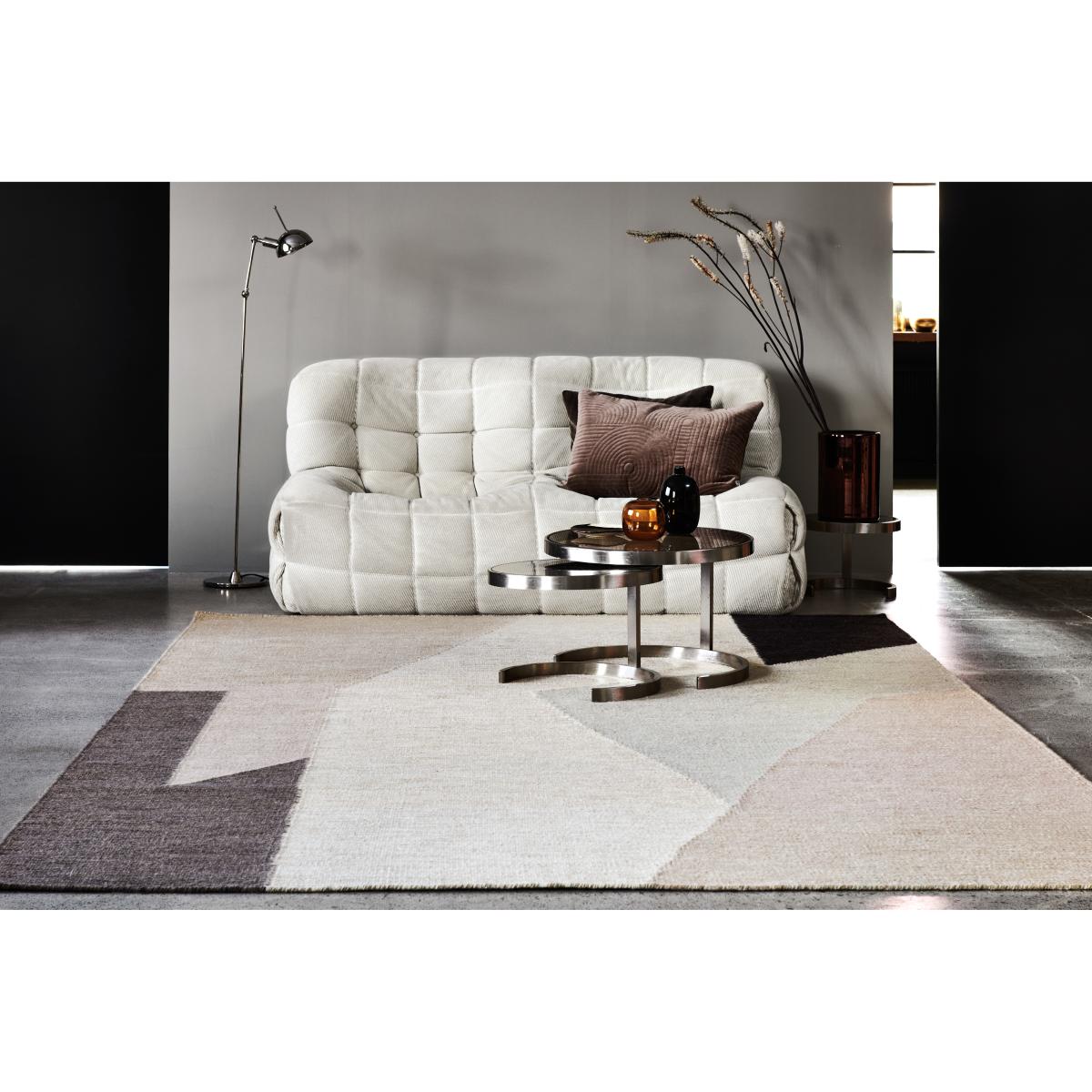 Classic Collection Cliff wool rug 250x350 cm Beige – image 3
