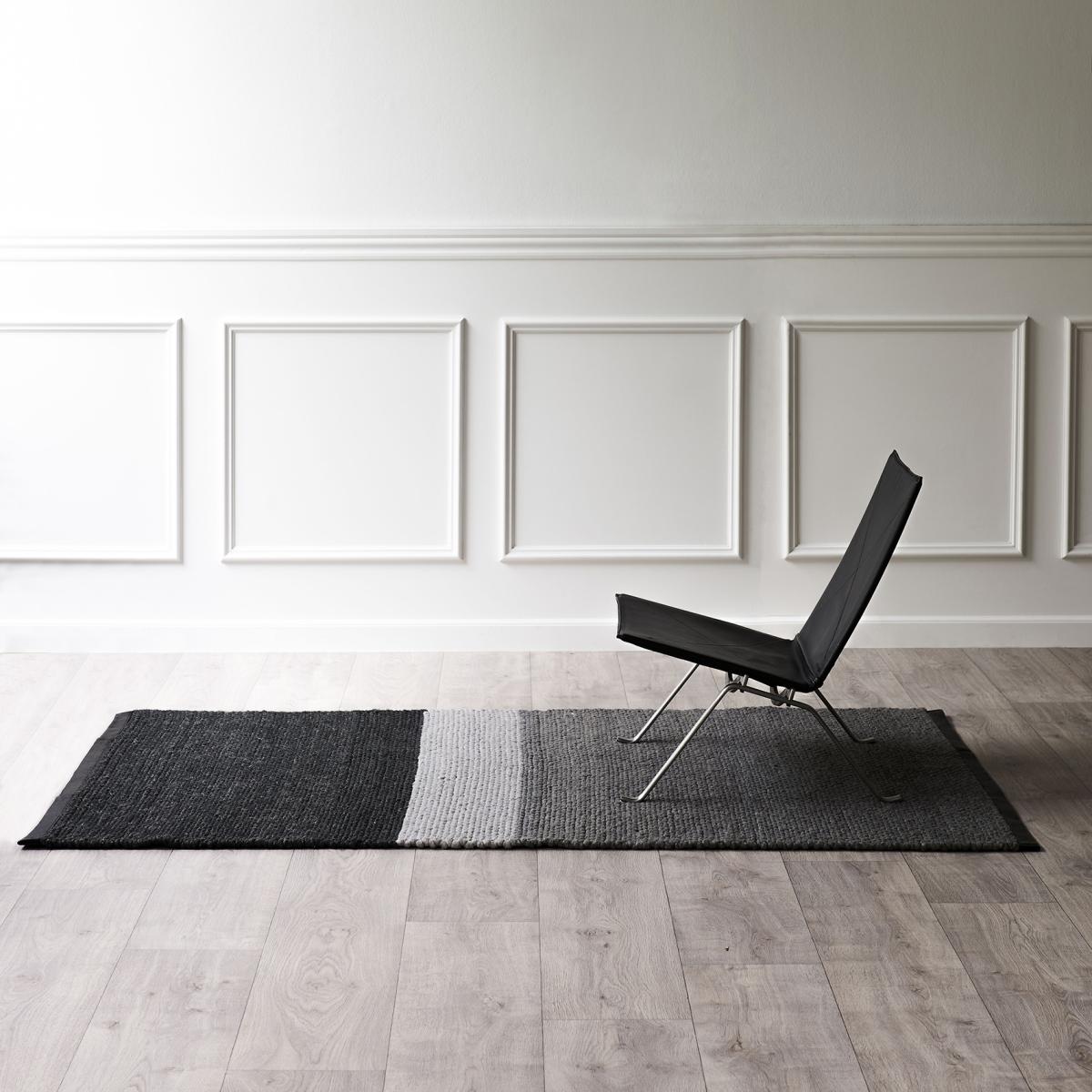 Landscape wool rug 140x200 cm gravel – image 3