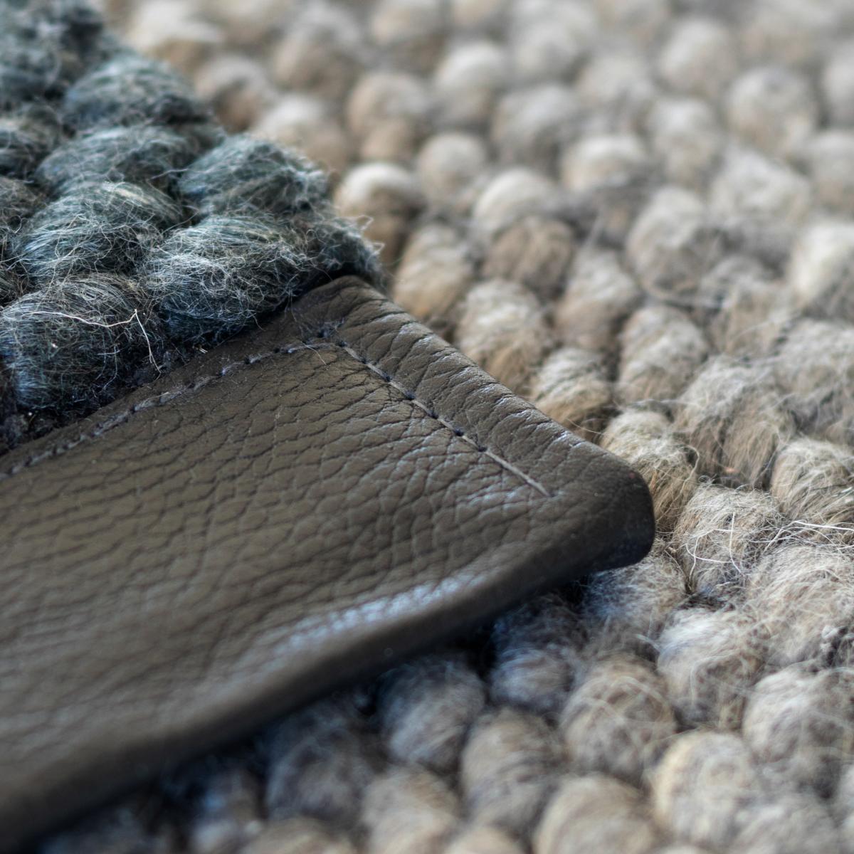 Landscape wool rug 140x200 cm gravel – image 4