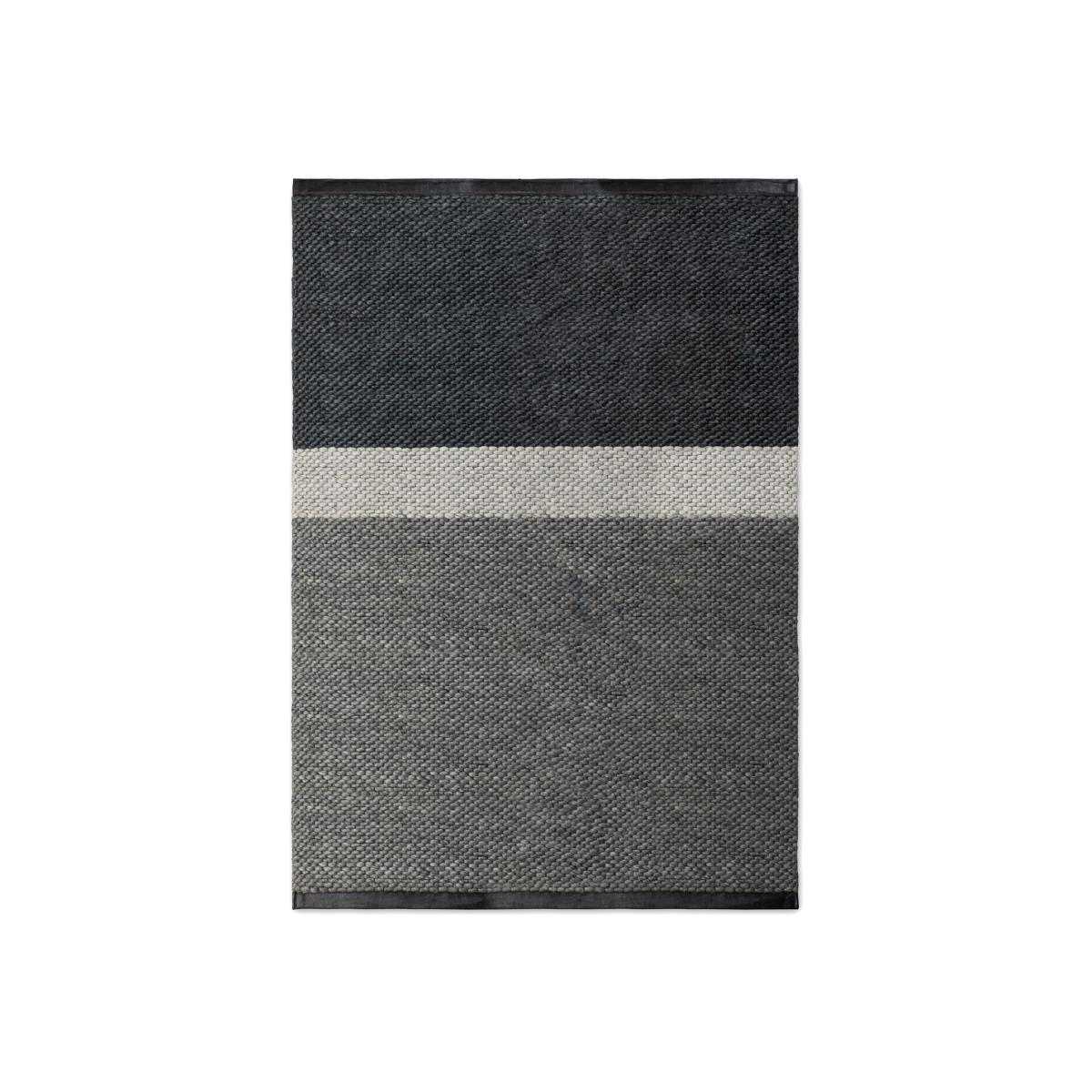 Landscape wool rug 140x200 cm gravel – image 1