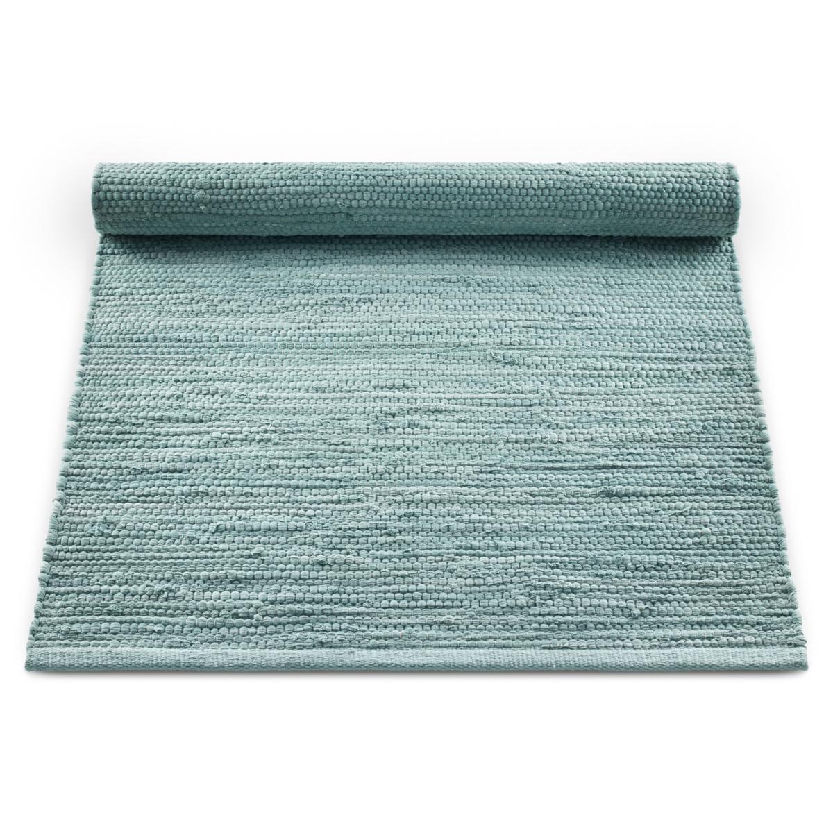 Cotton rug 75x300 cm Dusty jade – image 2