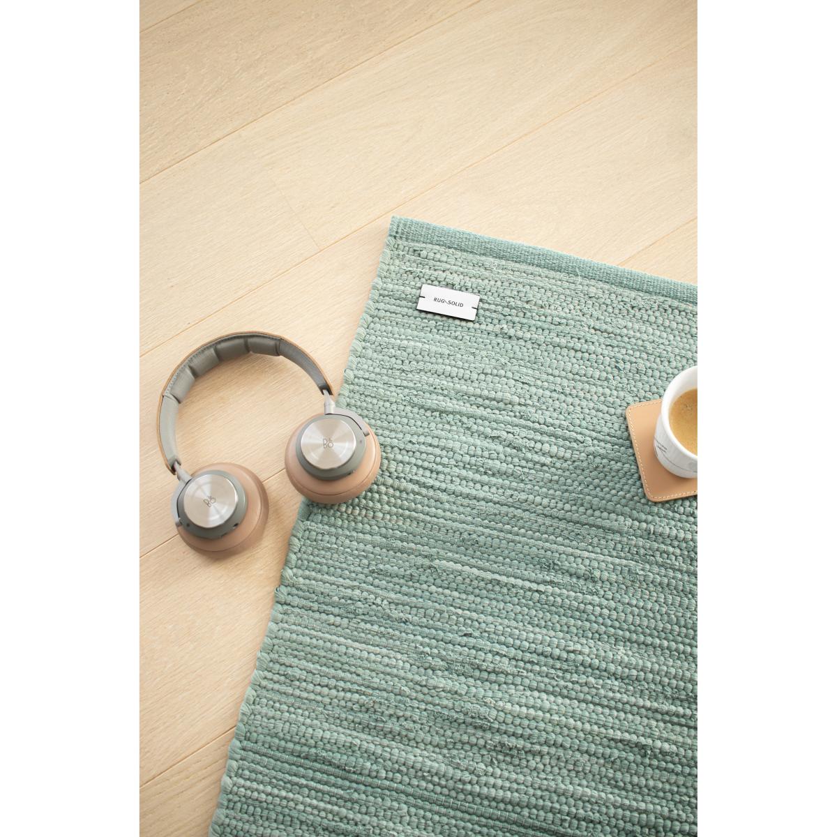Cotton rug 75x300 cm Dusty jade – image 7