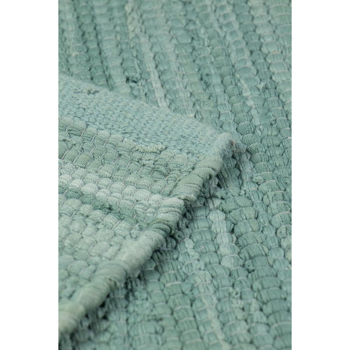 Cotton rug 75x300 cm Dusty jade – image 8