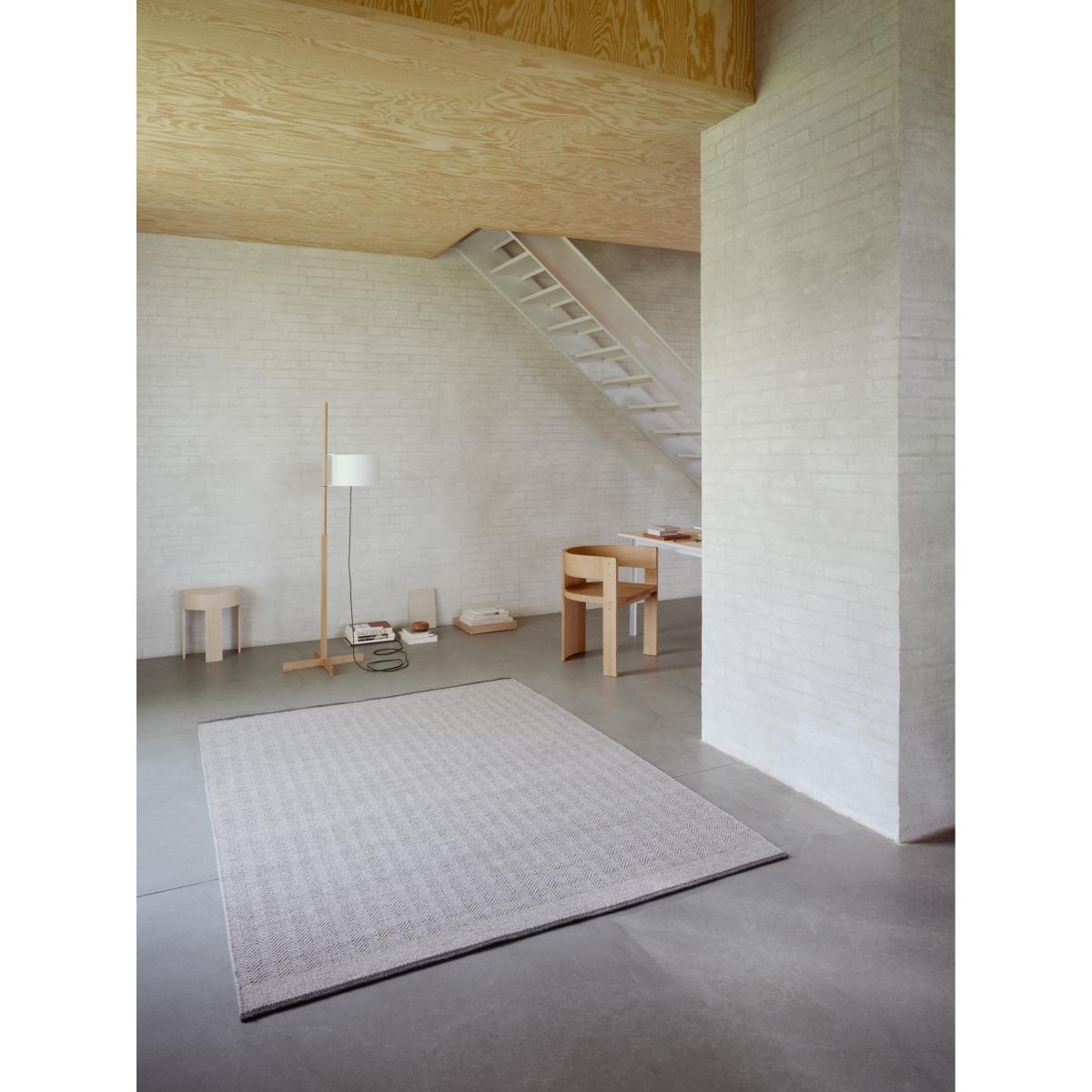 Linie Design Stratum Echo wool carpet Grey. 170x240 cm – image 2