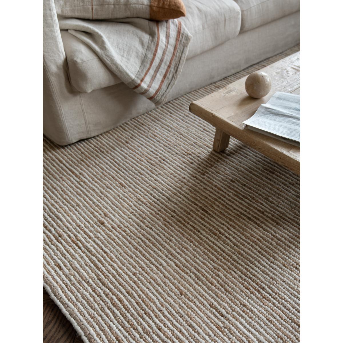 Tell Me More Hemp wool rug 200x300 cm Stripe – image 2