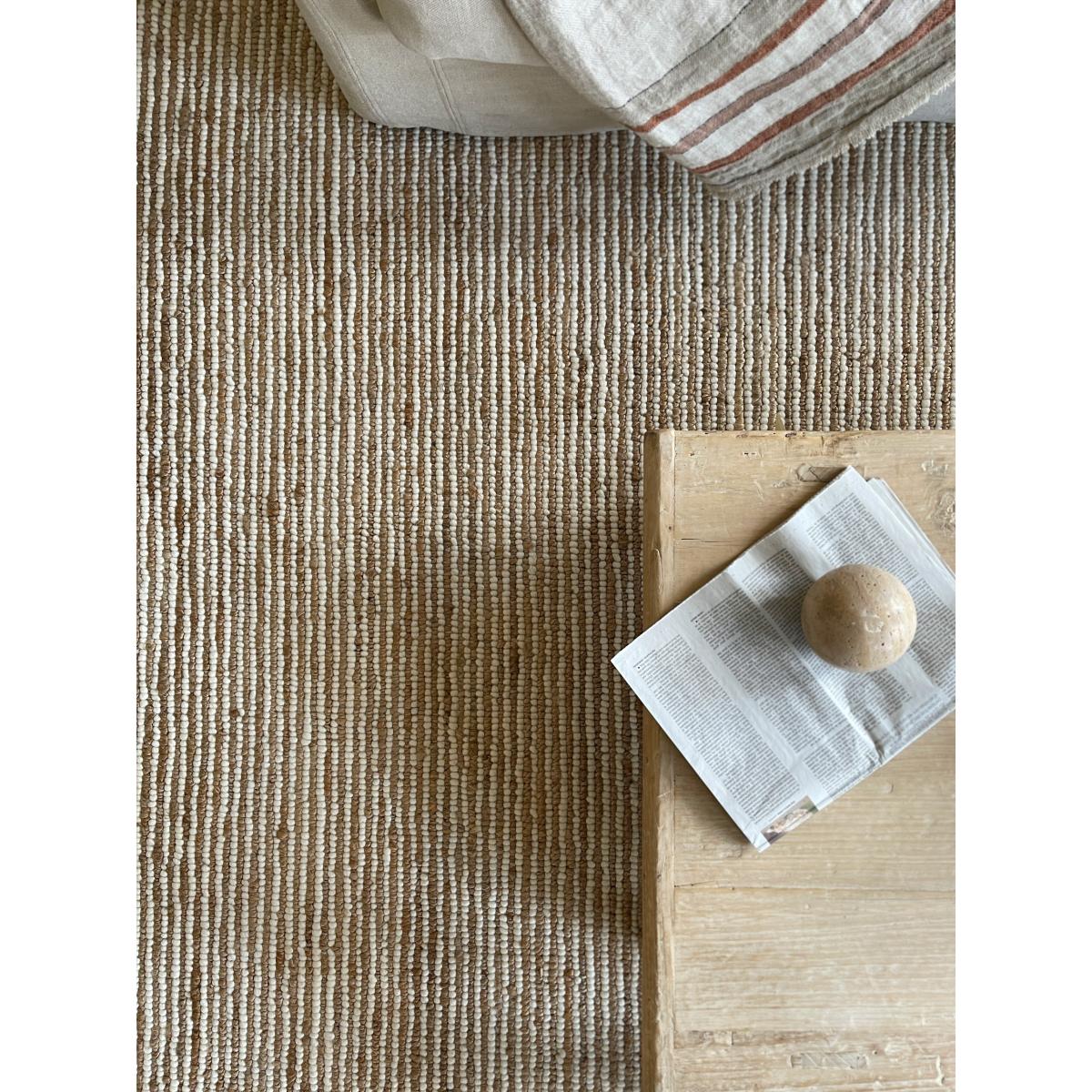 Tell Me More Hemp wool rug 200x300 cm Stripe – image 3