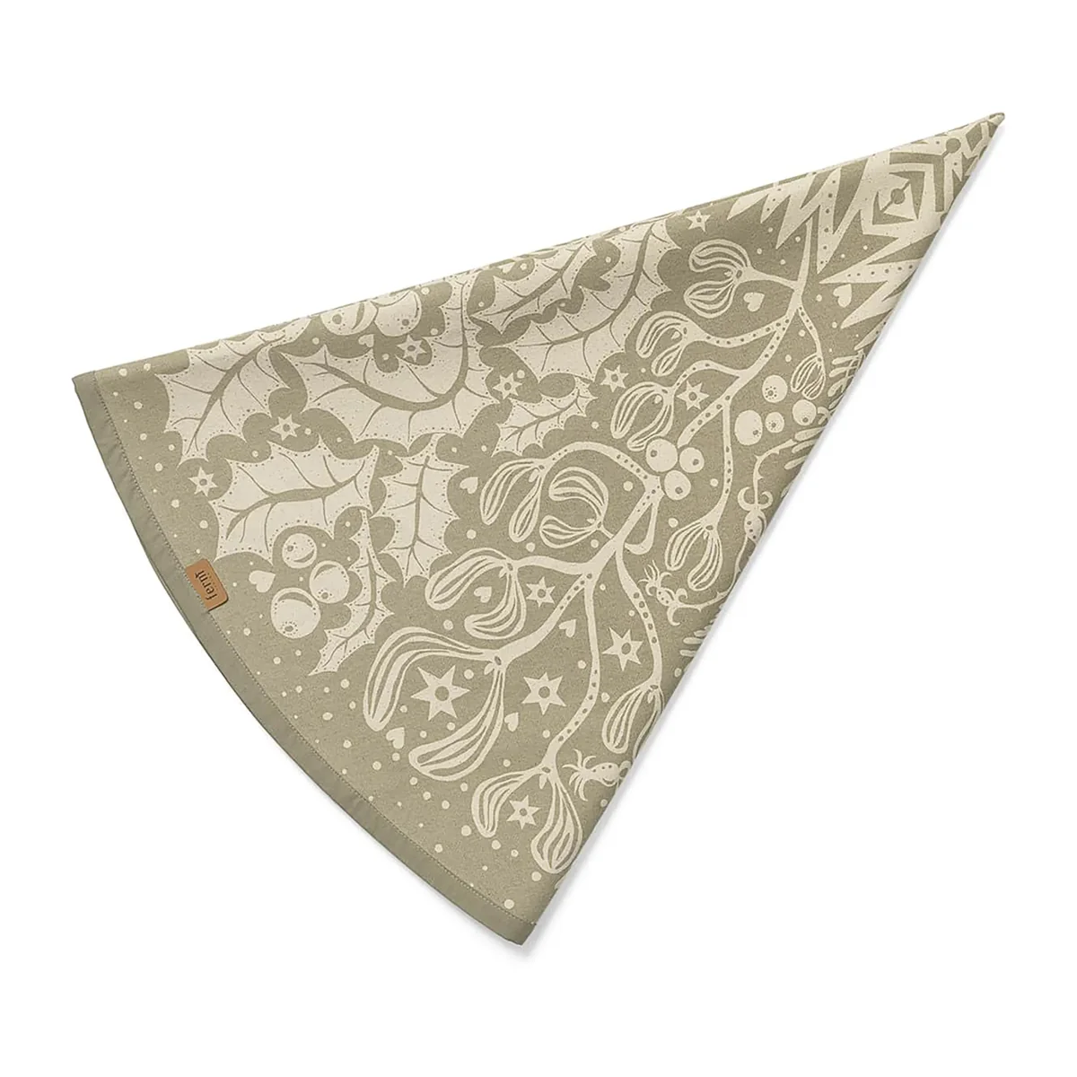 Ferm Living Winter Forest Tree Christmas tree rug sage – image 3