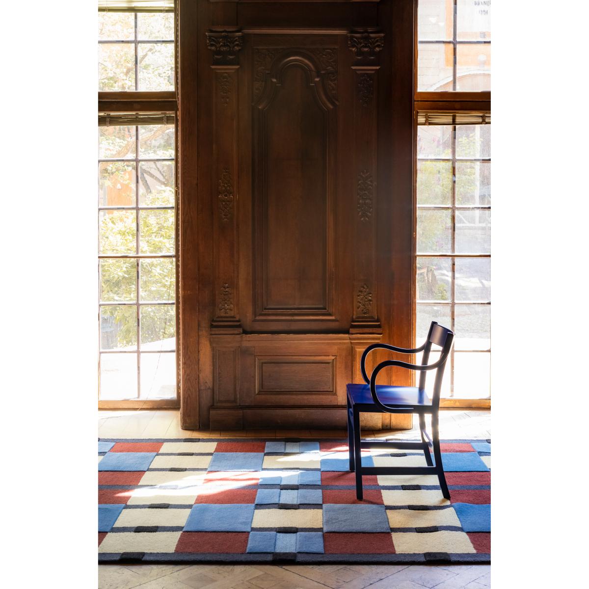 Layered Evelina Kroon After Noon sky wool carpet 180x270 cm – image 2