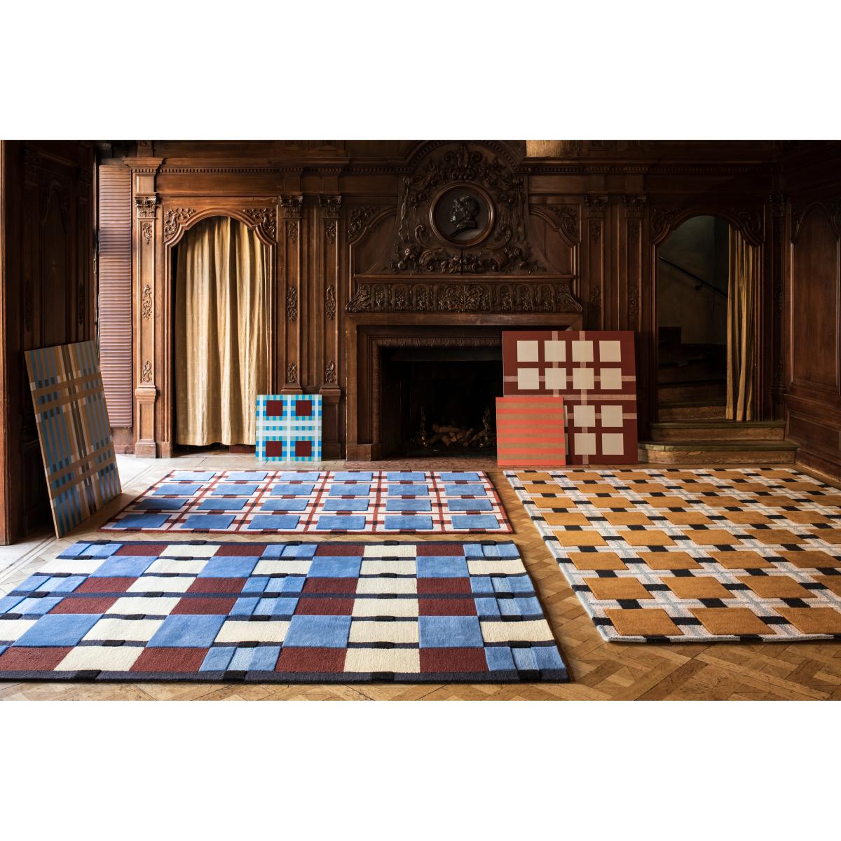 Layered Evelina Kroon After Noon sky wool carpet 180x270 cm – image 3
