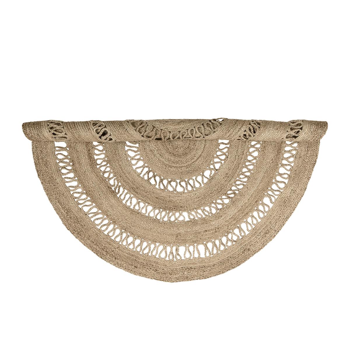 Bloomingville jute rug round natural – image 4