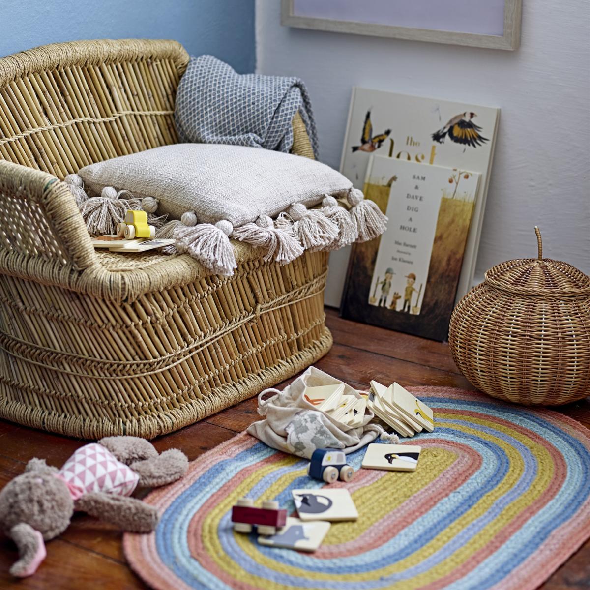 Bloomingville rug rainbow jute Multi – image 2