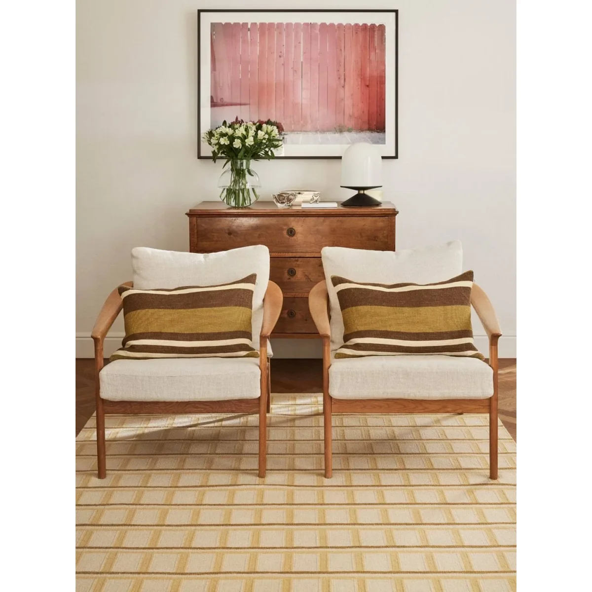 Chhatwal & Jonsson Mysore wool rug Off White-Masala Yellow-Yellow 180x270 cm – image 2