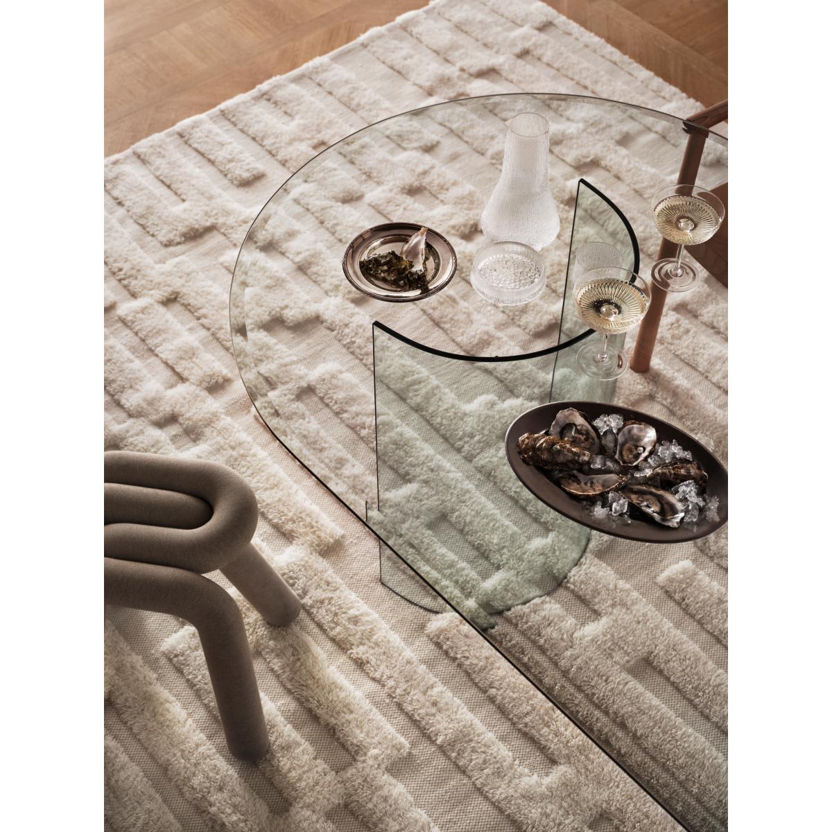 Tinted Bielke wool carpet 280x380 cm Offwhite – image 4